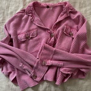Free people one scout cropped jacket
